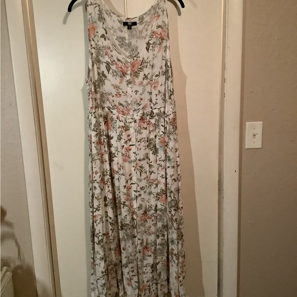 NWOT Sundress. Frye Floral Print Maxi Dress